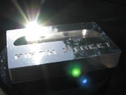 Alluminium business card holder for 'Fifth Street' small Film